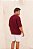 Blusa Oversized Tricot Vermelho Marsala - Imagem 5