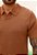 Camiseta Polo Texturizada Marrom Chocolate - Imagem 3