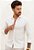Camisa Manga Longa Linho Off White - Imagem 1