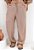 Calça Pantalona Linho Marrom - Imagem 1