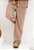 Calça Pantalona Linho Marrom - Imagem 1