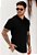 Camiseta Polo Tricot Preta - Imagem 1