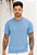Camiseta Tricot Texturizada Azul Bebê - Imagem 1