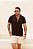 Camiseta Polo Tricot Modal Marrom Café - Imagem 4