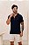 Camiseta Polo Tricot Modal Azul Marinho - Imagem 3