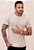 Camiseta Tricot Texturizada Areia - Imagem 1
