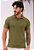 Camiseta Texturizada Polo Verde Musgo - Imagem 1