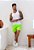 Shorts Tactel Verde Limão - Imagem 2