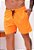 Shorts Tactel Laranja Neon - Imagem 1