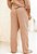 Conjunto Linho Listrado Nude - Imagem 7
