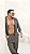 Conjunto Linho Listrado Cinza Grafite - Imagem 6