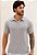 Camiseta Polo Tricot Cinza Mescla - Imagem 1