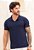 Camiseta Polo Tricot Azul Marinho - Imagem 1