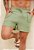 Mini Shorts Moletinho Verde Menta - Imagem 1