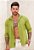 Camisa Linho Manga Longa Verde Pistache - Imagem 1