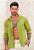 Camisa Linho Manga Longa Verde Pistache - Imagem 1