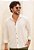 Camisa Linho Manga Longa Off White - Imagem 1