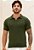 Camiseta Polo Tricot Verde Militar - Imagem 1