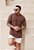 Camiseta Oversized Marrom Chocolate - Imagem 7