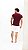 Camiseta Ribana Vermelho Marsala - Imagem 8