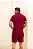 Conjunto Linho Gola Padre Vermelho Marsala - Imagem 10