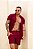 Conjunto Linho Gola Padre Vermelho Marsala - Imagem 8