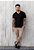Camiseta Tricot Texturizada Preta - Imagem 8