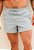 Mini Shorts Linho Cinza - Imagem 1