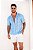 Camisa Tricot Azul Bebê - Imagem 5