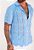 Camisa Tricot Azul Bebê - Imagem 2