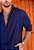 Camisa Manga 3/4 Azul Marinho - Imagem 2