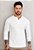 Blusa Manga Longa Texturizada Off White - Imagem 1