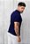 Camiseta Polo Tricot Zíper Azul Marinho - Imagem 7