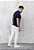 Camiseta Polo Tricot Zíper Azul Marinho - Imagem 8