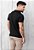 Camiseta Polo Tricot Zíper Preta - Imagem 9