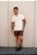 Camiseta Polo Tricot Zíper Off White - Imagem 2