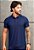 Camiseta Polo Dry Fit Azul Marinho - Imagem 1