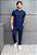 Camiseta Polo Dry Fit Azul Marinho - Imagem 11