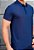 Camiseta Polo Dry Fit Azul Marinho - Imagem 3
