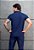 Camiseta Polo Dry Fit Azul Marinho - Imagem 13