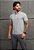 Camiseta Polo Dry Fit Cinza Mescla - Imagem 3