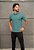 Camiseta Polo Dry Fit Verde Petróleo - Imagem 3
