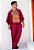 Conjunto Kimono + Calça Vermelho Marsala - Imagem 1