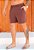 Shorts Viscomalha Marrom Chocolate - Imagem 3