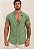 Camisa Duna Gola Padre Verde Menta - Imagem 1