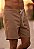 Shorts Alfaiataria Linho Nude - Imagem 1