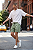 Shorts Linho Verde Menta - Imagem 2