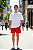 Shorts Linho Vermelho - Imagem 2