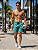 Shorts Alfaiataria Linho Azul Turquesa - Imagem 4