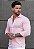 Camisa Social Acetinada C/ Elastano Rosa Bebê - Imagem 1